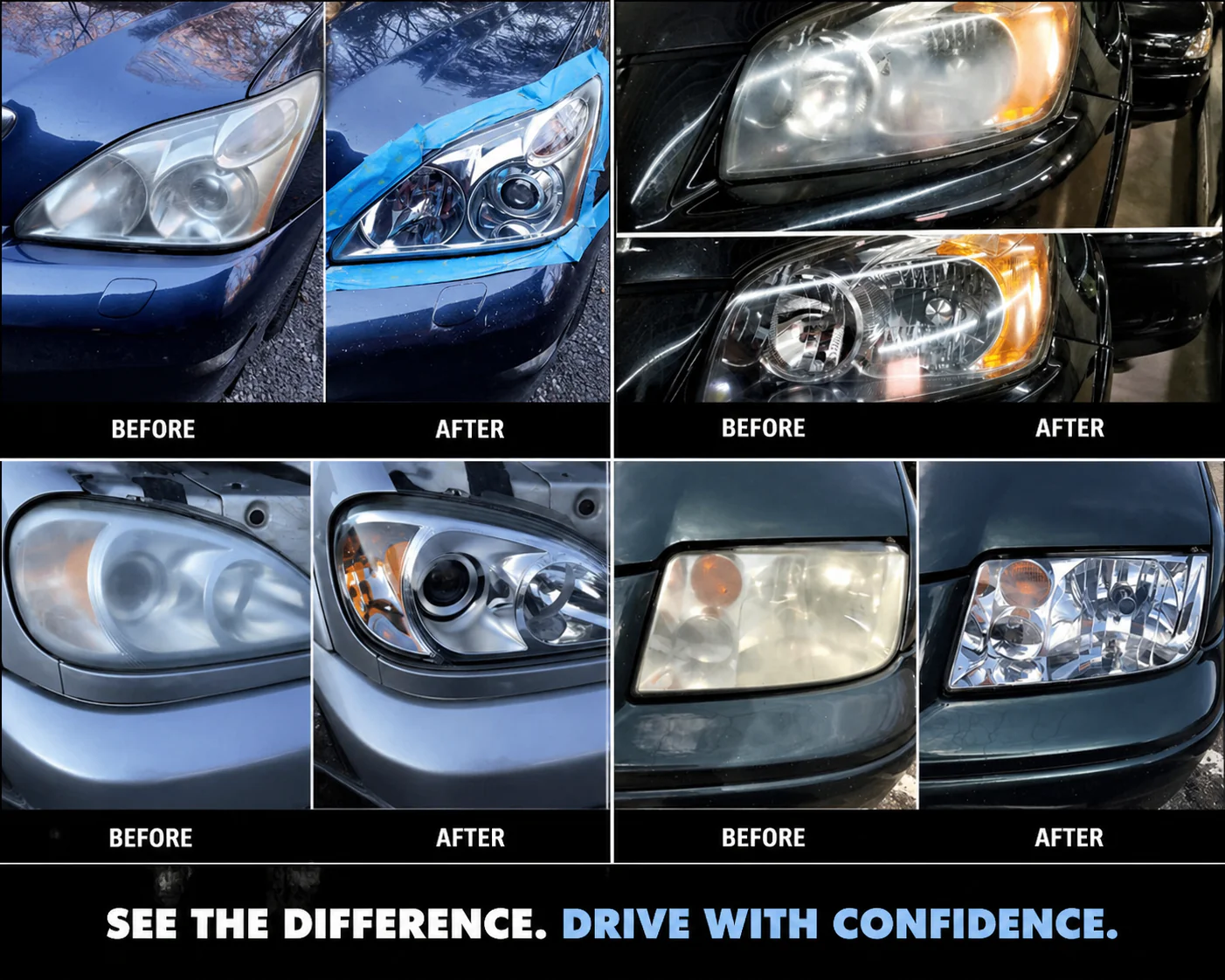 ClearDrive™ Headlight Restoration Kit Jewela